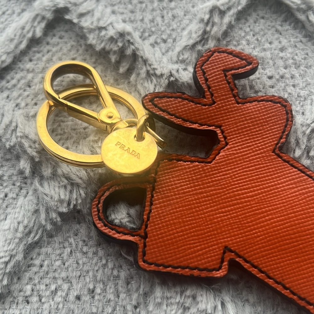 Prada Rabbit Motif Key Chain - Picture 4 of 4